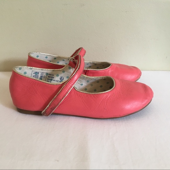 coral mary jane shoes